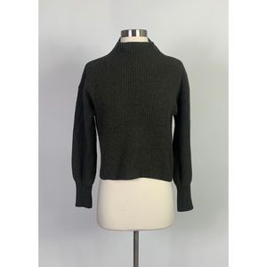 A.L.C. Helena Lambswool Cashmere Knit Puff Sleeve Sweater